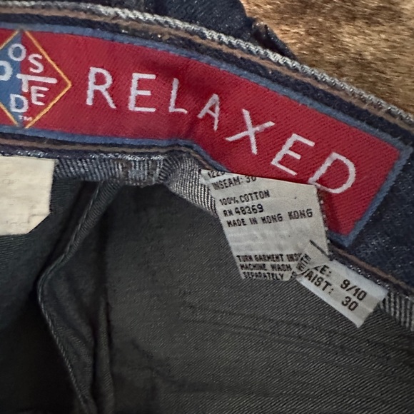 Vintage Posted brand jeans- size 9/10 still starched extra heavy from cleaners. - Picture 3 of 3